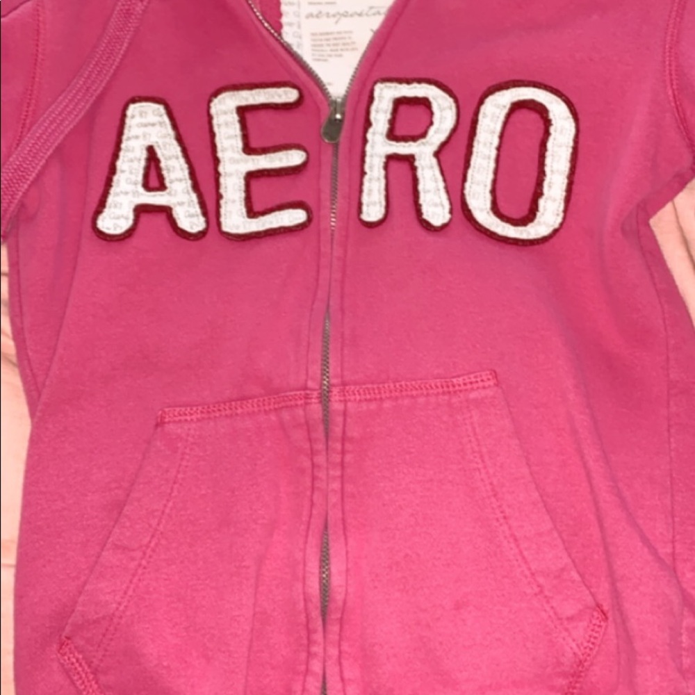 pink zip up hoodie